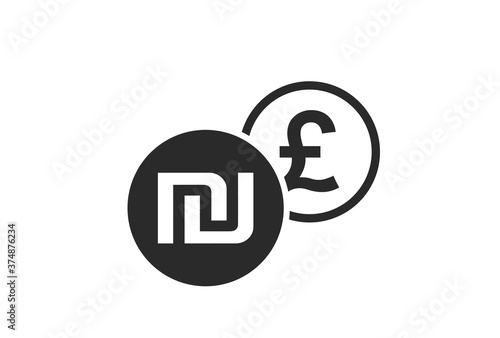 israeli sheqel to british pound currency exchange icon