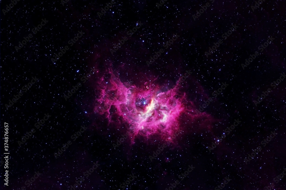 Beautiful cosmic nebula. Elements of this image were furnished by NASA.