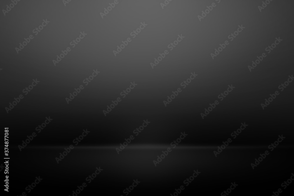 Black, dark and gray abstract  wall and studio used for background and display your product