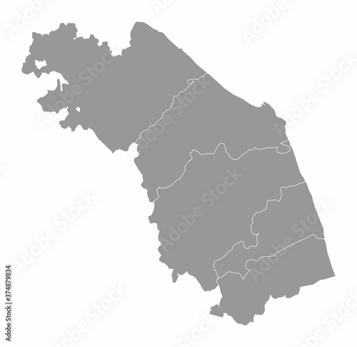 Marche region map