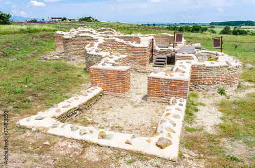 Ruins of the Roman terms in the Kabyle archaeological reserve, Bulgaria photo