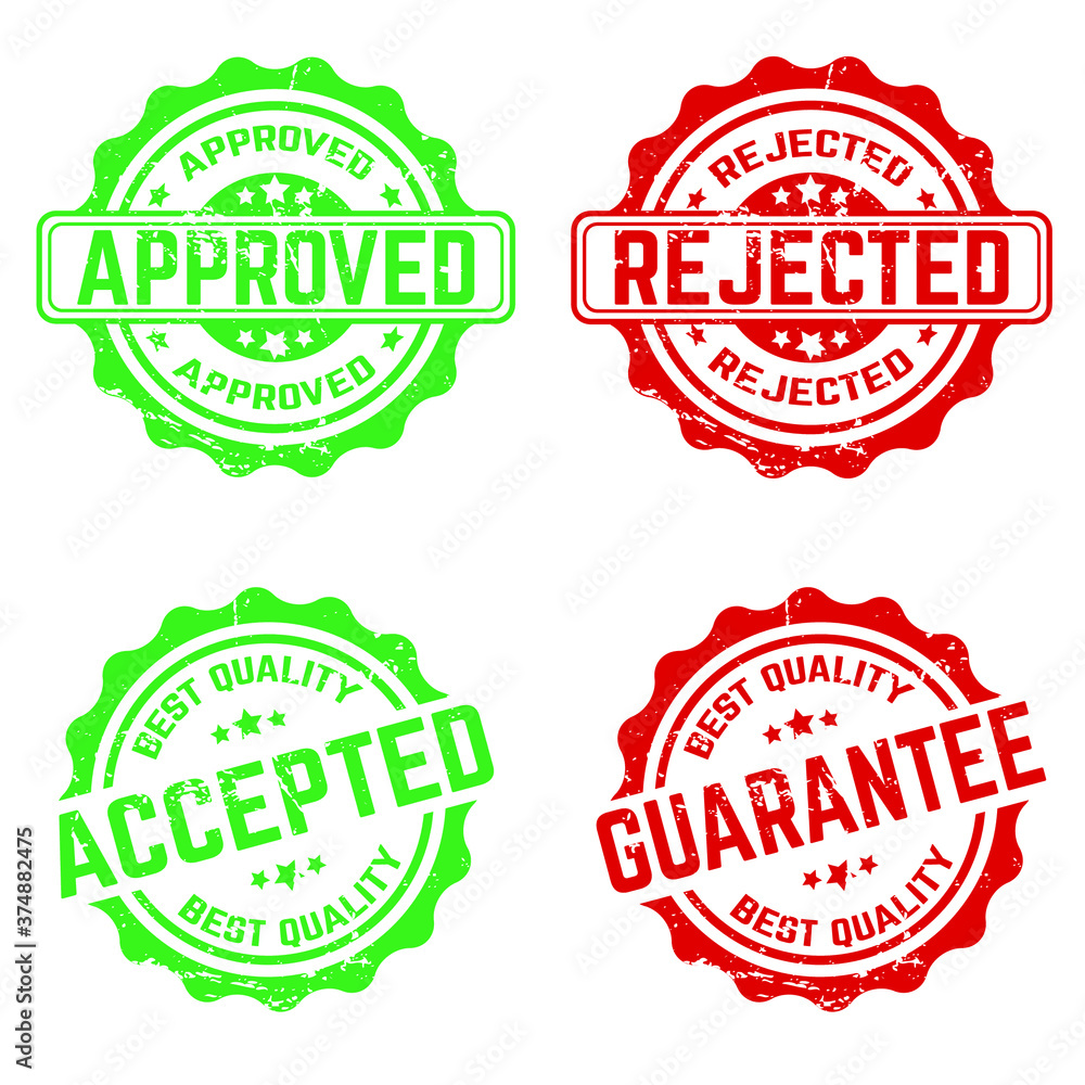 Obraz premium stamp with grunge effect