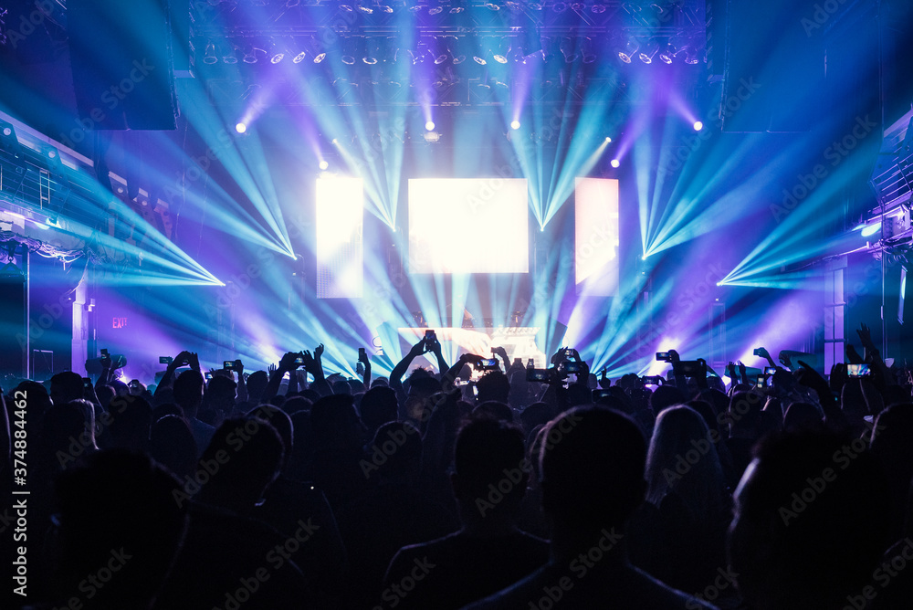 © DeShaun Craddock - Excited crowd at a concert