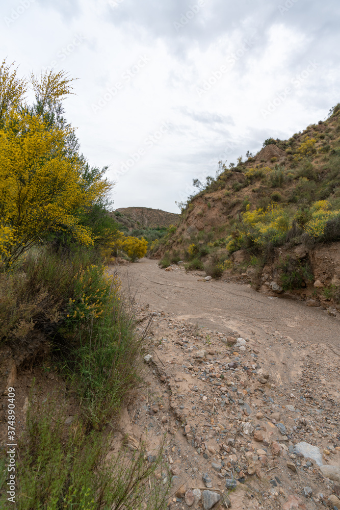 mountainous landscape in southern Spain mountainous landscape in southern Spain