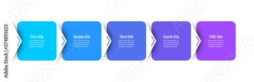 Vector Infographic design with 5 options or steps. Infographics for business concept. Can be used for presentations banner, workflow layout, process diagram, flow chart, info graph