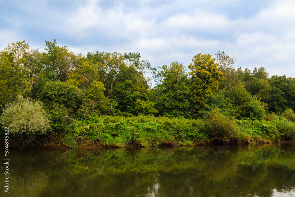 Calm and peaceful summer landscape Calm and peaceful summer landscape