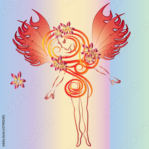 abstract fantasy fairy