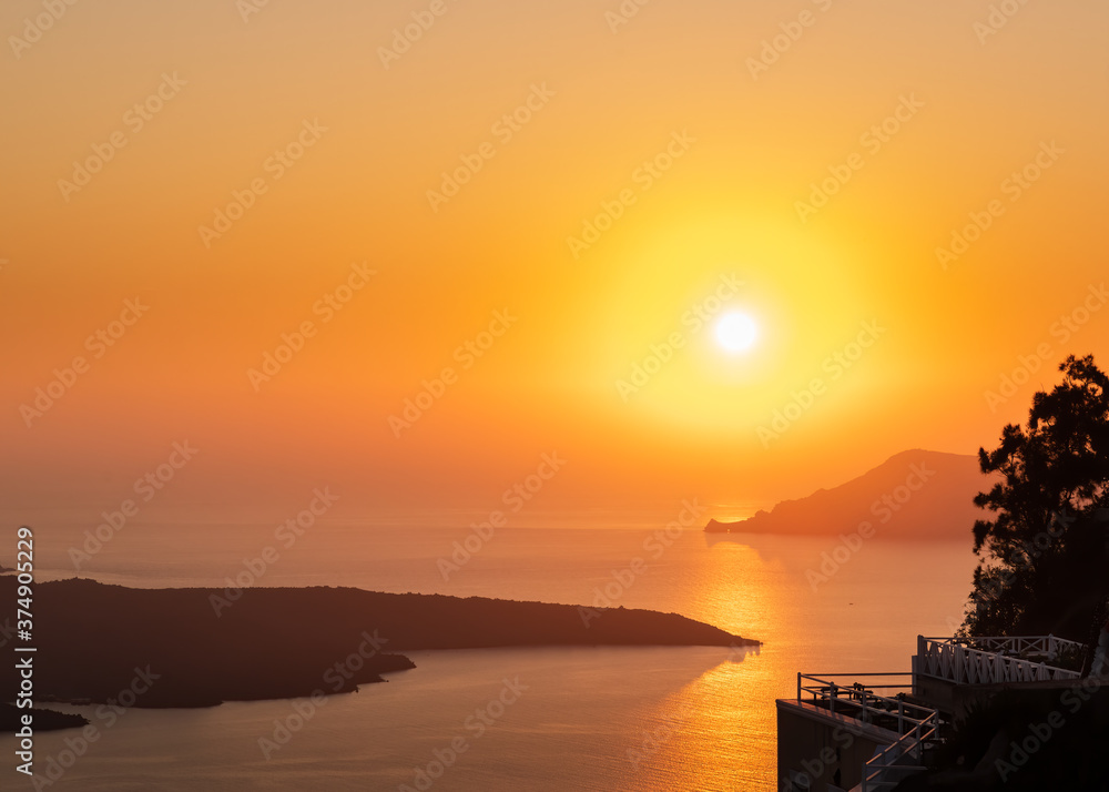 Fototapeta premium Sunset at Oia