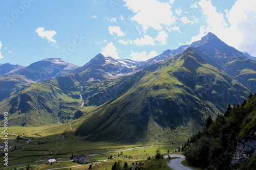 mountain landscape in the summer