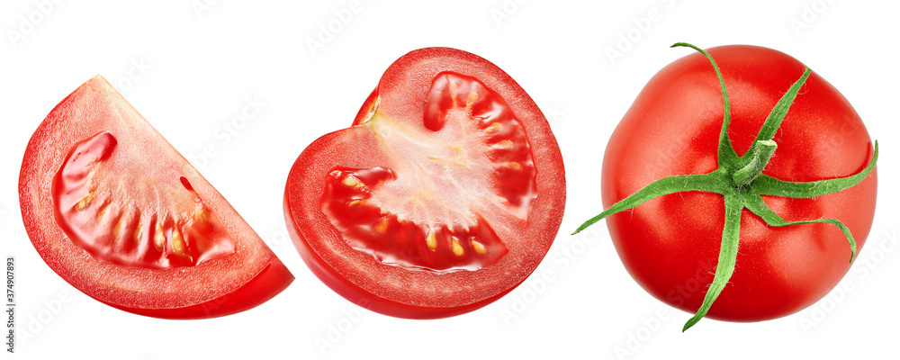 Tomatoes isolated on white background Tomatoes isolated on white background