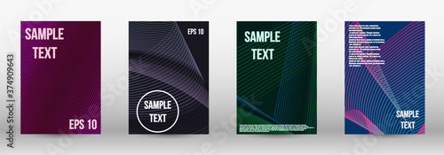 Canvastavla Geometric template with lines