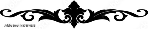 Organic Themed Scroll Design