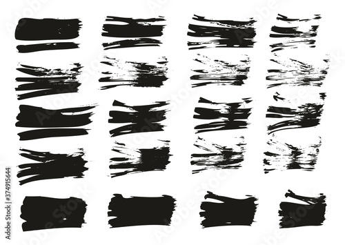 Wallpaper Mural Flat Fan Brush Thin Straight Lines High Detail Abstract Vector Background Set  Torontodigital.ca