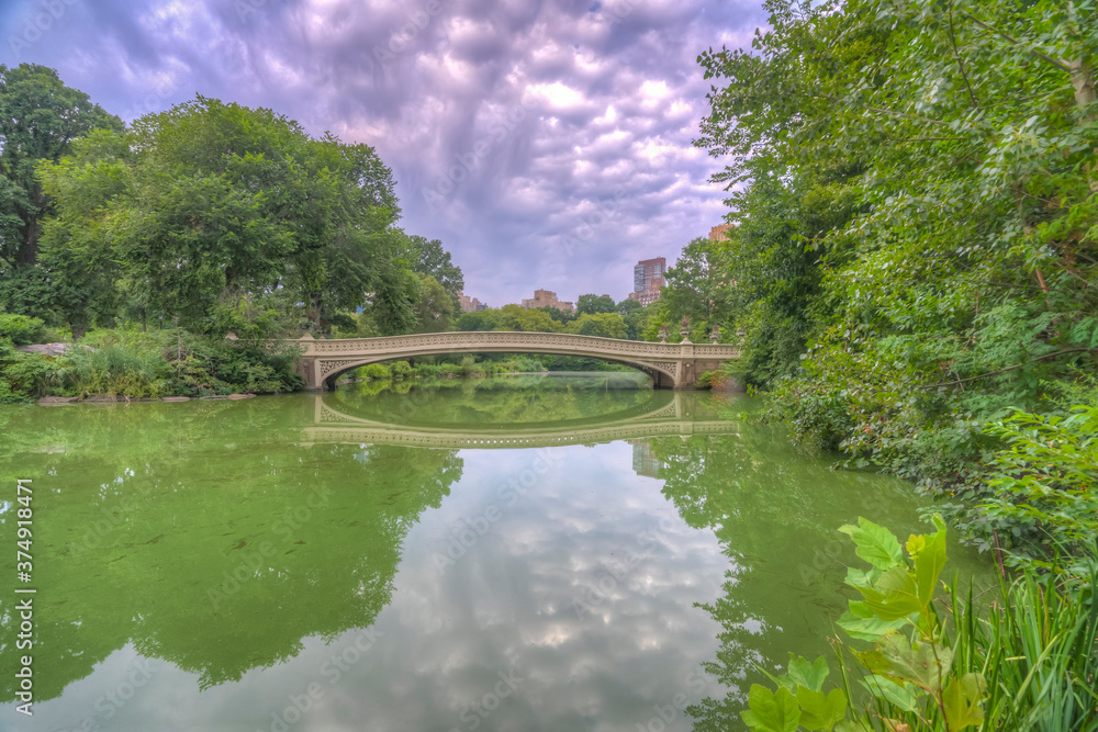Bow bridge in late summer Bow bridge in late summer