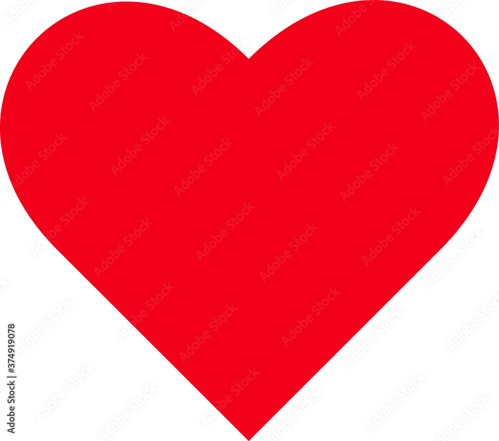 Red heart vector, illustration icon flat design. I love you symbol. Love and romance sign. Red heart vector, illustration icon flat design. I love you symbol. Love and romance sign.