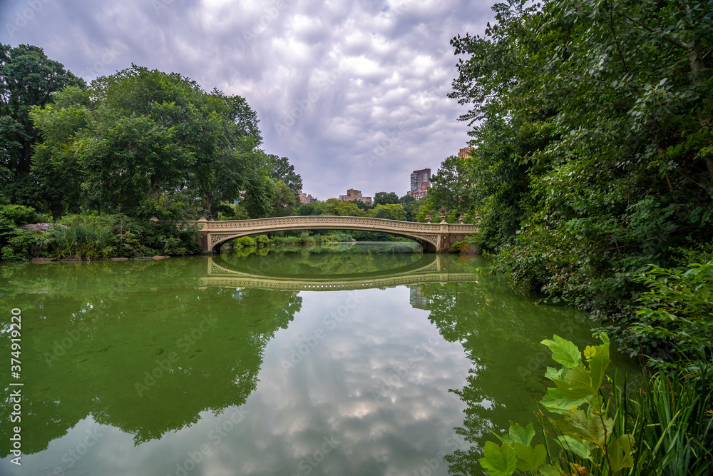 Bow bridge in late summer Bow bridge in late summer