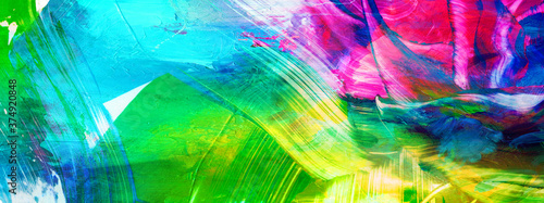 farben abstrakt gewischt malerei kontraste banner