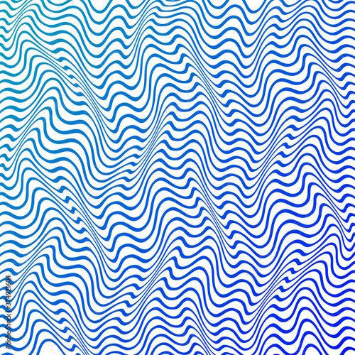 WAVY LINES ABSTRACT WITH GRADIENT COLOR PATTERN TEMPLATE VECTOR. COVER DESIGN