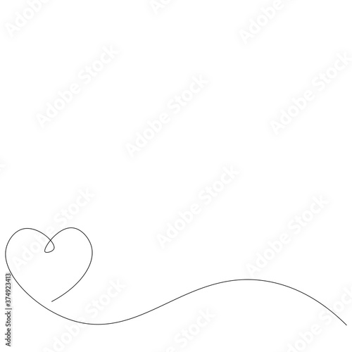 Heart valentine day background. Vector illustration