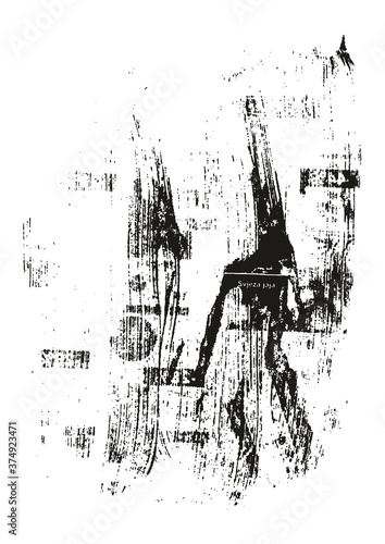 Fototapeta Naklejka Na Ścianę i Meble -  Ripped & Torn Paper Background Grunge Punk Style High Detail Abstract Vector Background Set 