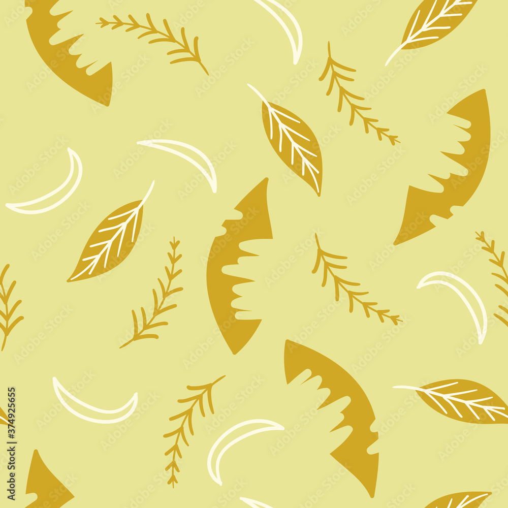 Seamless pattern hand drawn abstract modern. Creative design for apparel, fabric, textile, stationary, wrapping, wallpaper.