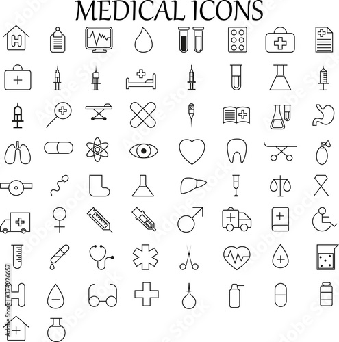 set of Medical icons