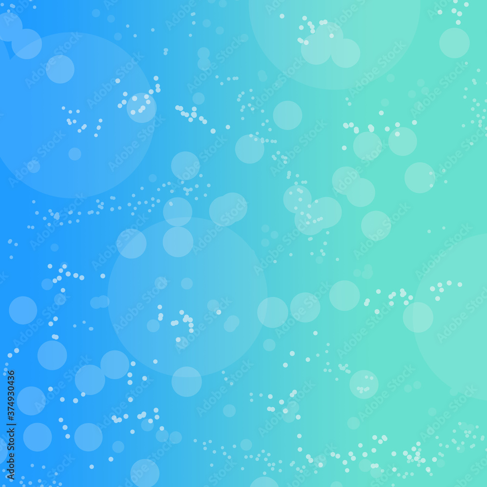 Abstract bokeh background with bubbles.