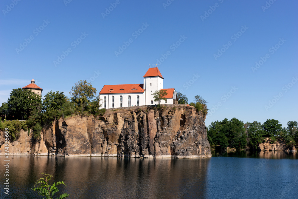 Famous mountain church in Beucha near Brandis. Saxony. Germany Famous mountain church in Beucha near Brandis. Saxony. Germany
