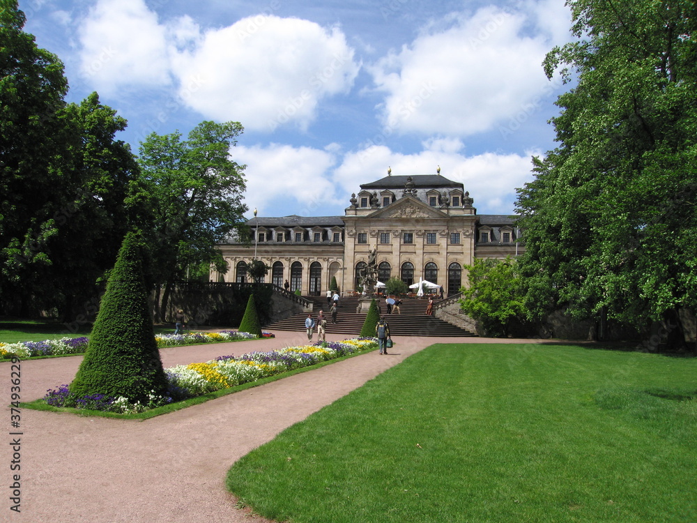 Oranerie Barockgarten Schlosspark Stadtschloss Schloss Fulda