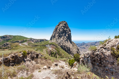 Día despejado en Roque Agando, La Gomera photo