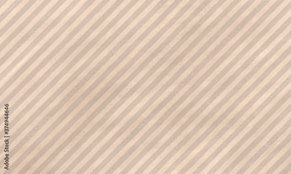 grunge beige striped background with stripes of dark and light shades, with diagonal lines, with a light paper texture.