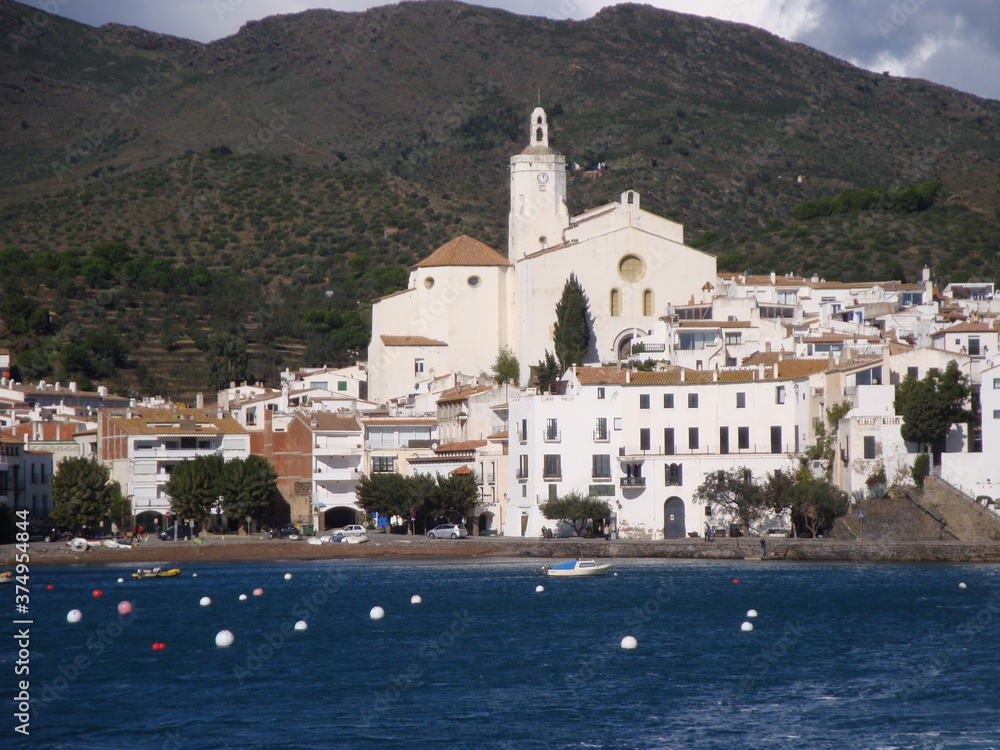view of cadaques from the sea