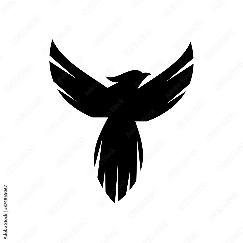 Fototapeta premium Eagle Icon Illustration Vector art eagle logo design.