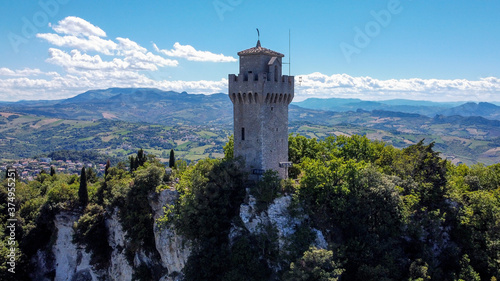 Aerial view of San Marino - Third tower 