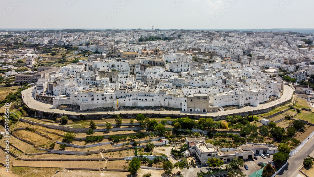 Aerial view of Ostuni 