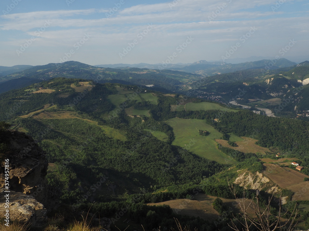 Naklejka premium Panorama