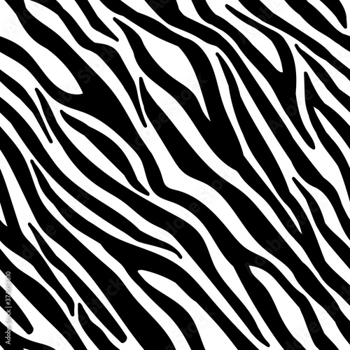 Animals seamless vector background. For fabrics, textiles, packaging and printing. Zebra spots. Animal print. Zebra.