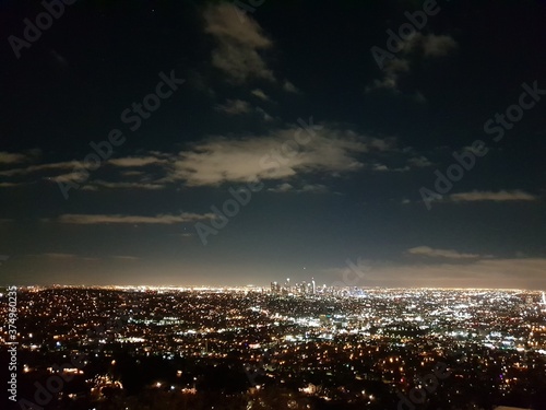 night view of the city