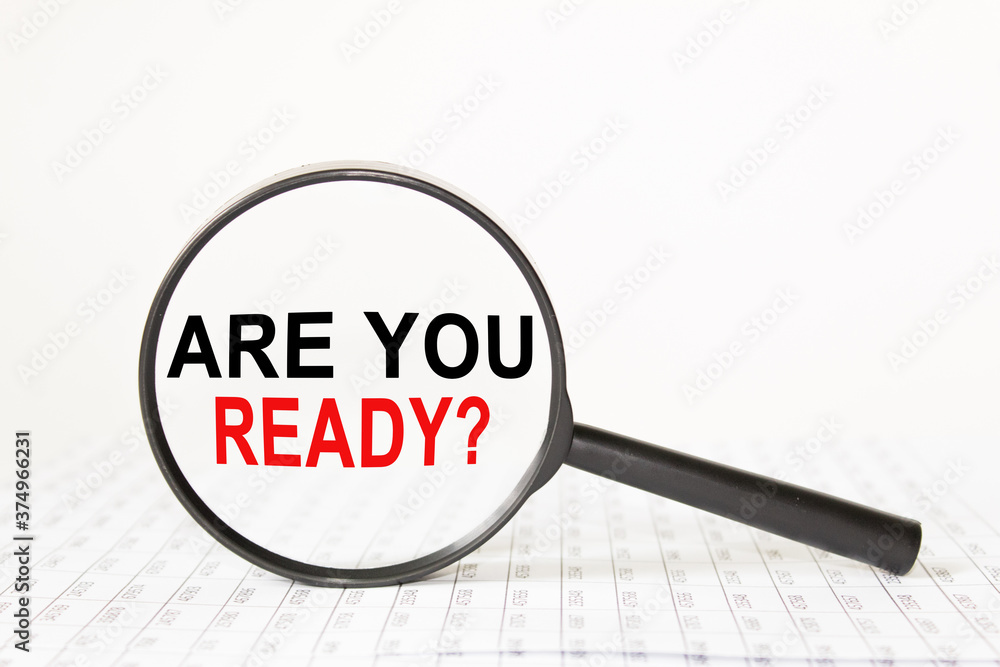 words in a magnifying glass on a white background. business concept words in a magnifying glass on a white background. business concept