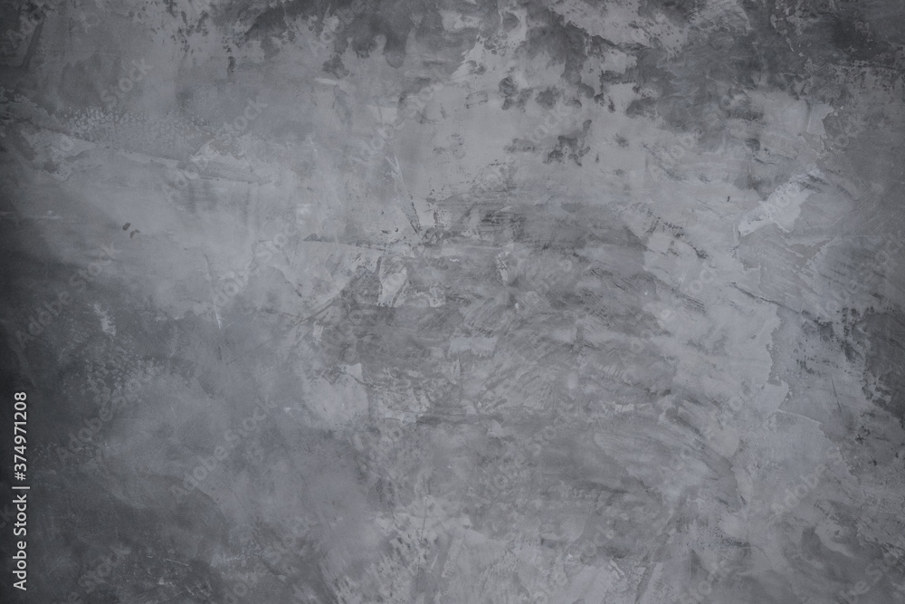Fototapeta premium Texture of old gray concrete wall