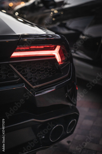 Car taillight in the evening  © Salvatore