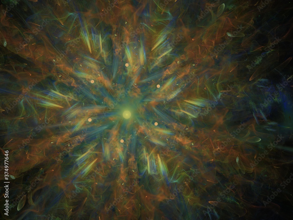 Fototapeta premium Imaginatory fractal background Image