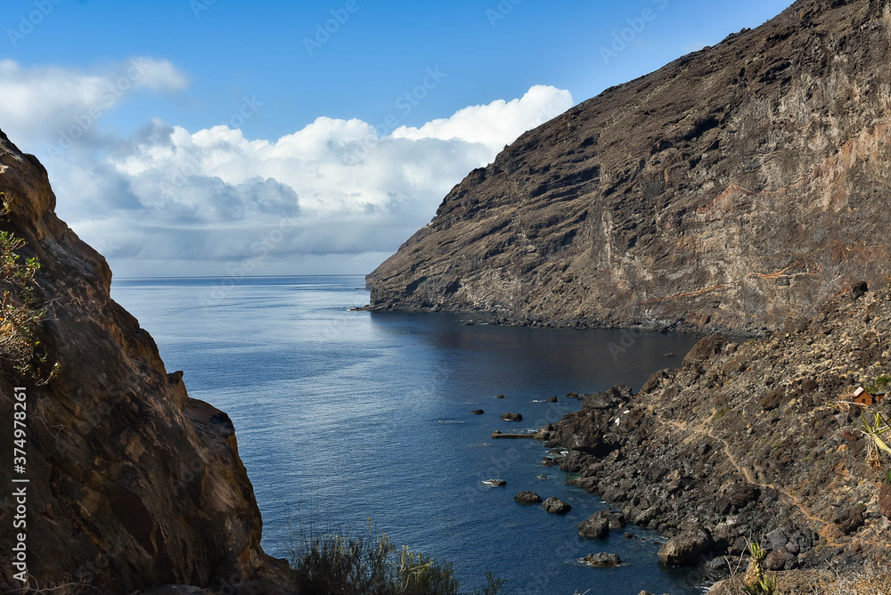 Vistas al mar atlántico en Canarias 