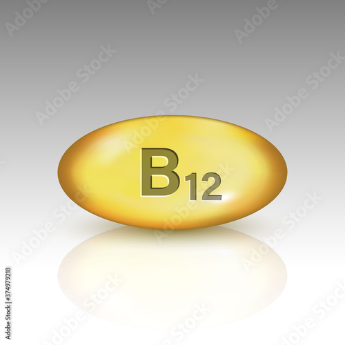 Vitamin B12. vitamin drop pill