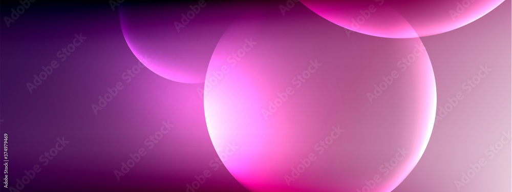 Vector abstract background liquid bubble circles on fluid gradient with shadows and light effects. Shiny design templates for text Vector abstract background liquid bubble circles on fluid gradient with shadows and light effects. Shiny design templates for text