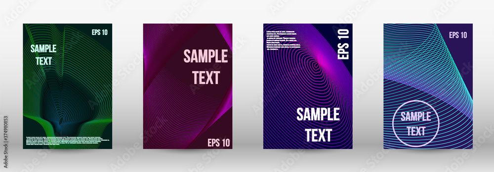 Geometric template with lines Geometric template with lines