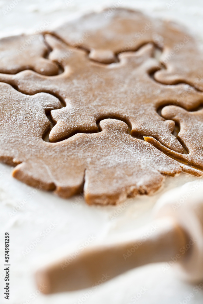 Gingerbread Snowflake Cookie Gingerbread Snowflake Cookie