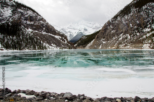 Mountains in Canmore Alberta photo