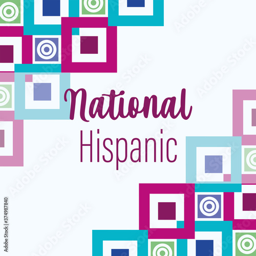 national hispanic heritage month, celebrate annual in united states background