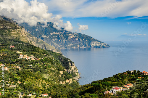 Magnificent view of the Amalfi coast. Italy. © Sergey